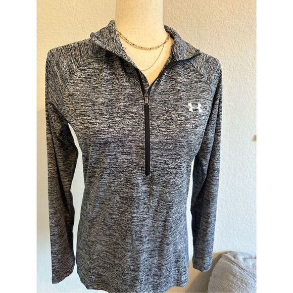 Under Armour Women’s Tech Twist 1/2 Zip Long Sleeve Top - Size Medium - Picture 2 of 9